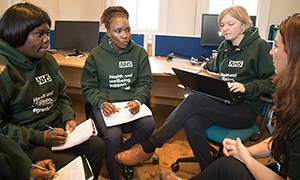 Health and wellbeing support team meeting