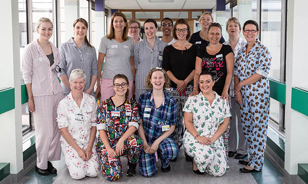 staff wear pyjamas