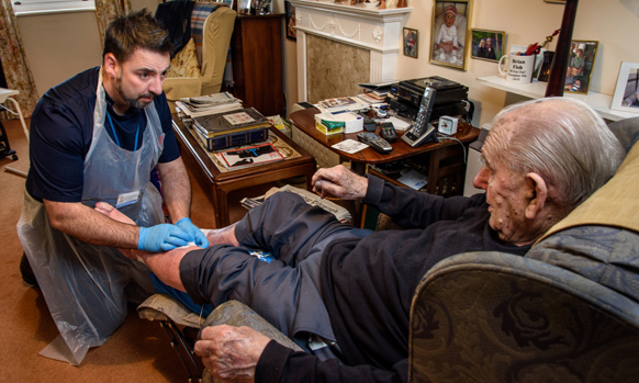 Award-winning image of nursing