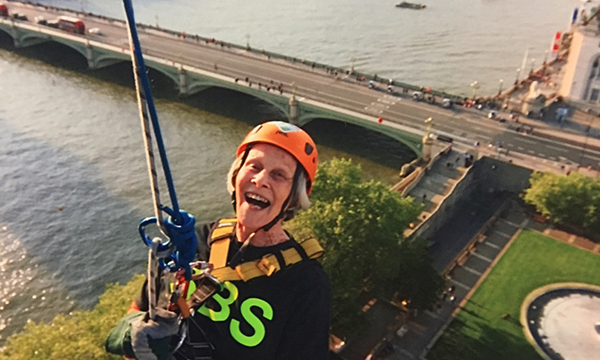 Sue Smith abseil