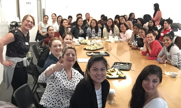 Breakfast with the chief nurse