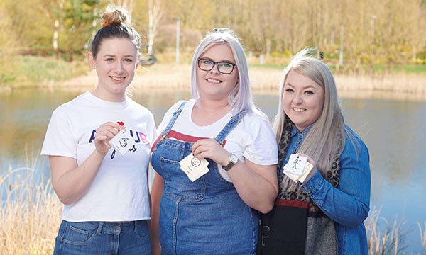 Alice Waddington, Emily Hesketh and Eve Kavanagh