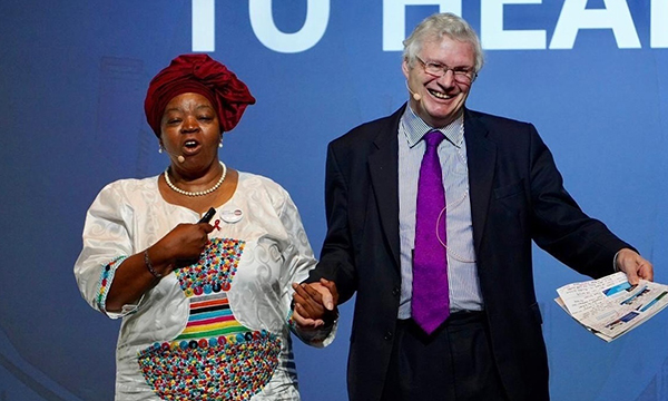 Sheila Tlou and Nigel Crisp