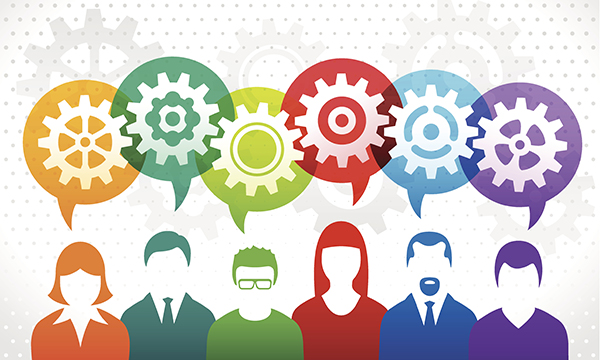 Illustration of nurses thinking