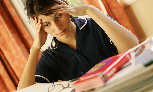 Nurse experiencing low morale