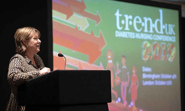 Debbie Hicks, co-chair of TREND-UK, which represents diabetes nursing groups