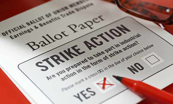 Strike action