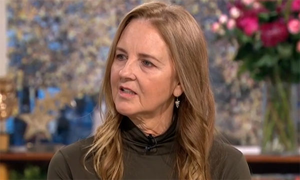 Susan Evans on the This Morning TV programme