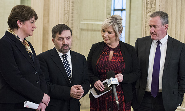 Robin Swann with government colleagues