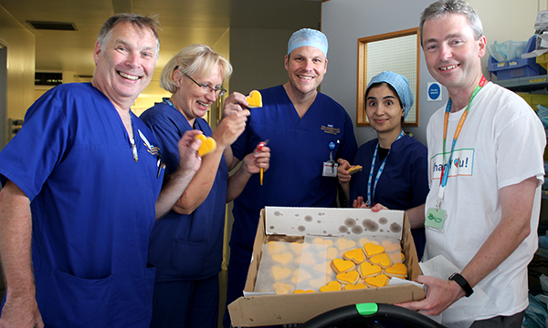 Rewards for the night team at Monklands