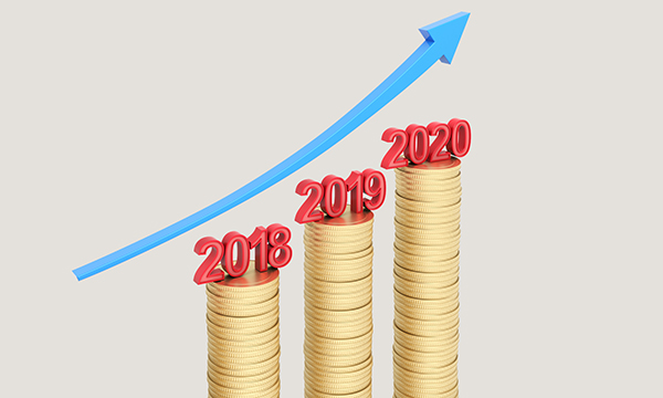 Graph illustrating nurse’s pay increase from 2018-20