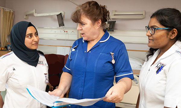 Student on placement