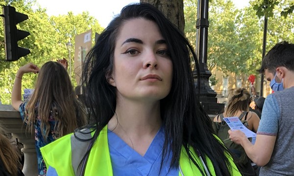 Rebecca Reid, a 27-year-old London-based nurse from Prestwick in Scotland. Picture: PA