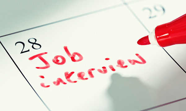 Job interview illustration