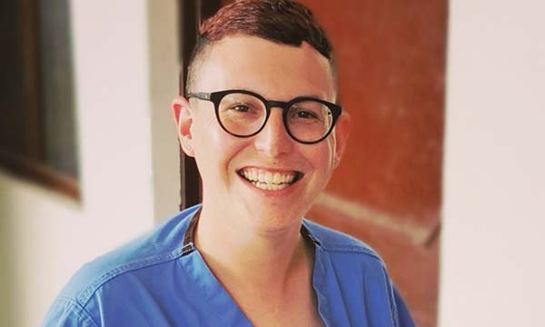 Student nurse Ricky Baker