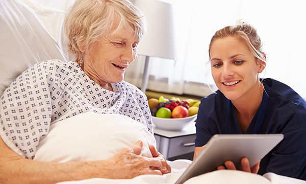 Using virtual care interventions to provide person-centred care to hospitalised older people with dementia