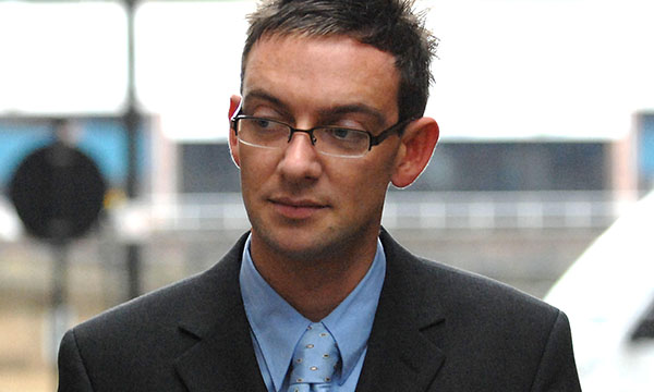 Picture of Colin Norris outside Newcastle Crown Court in 2007