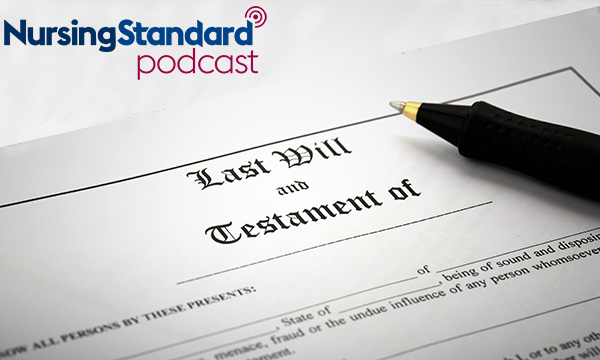 First page of a will document – as solicitor explains the steps to take to write a will