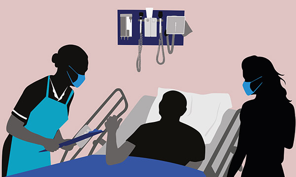 Maintaining person-centred care in hospitals during restrictions on family presence