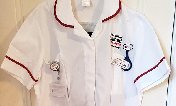 Freda's first placement Twitter picture