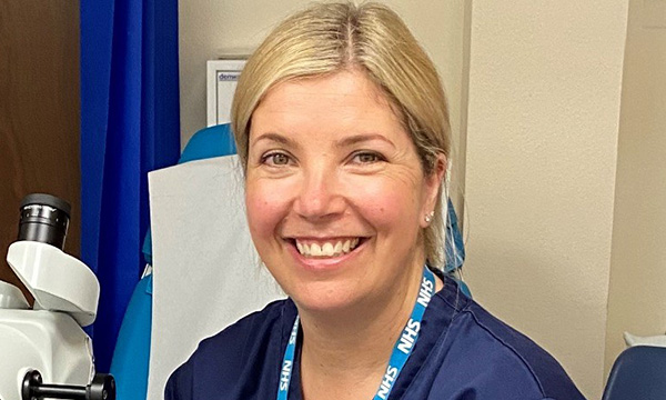 Nurse Claire Carr, who set up a cervical screening service for staff at Shrewsbury and Telford NHS trust