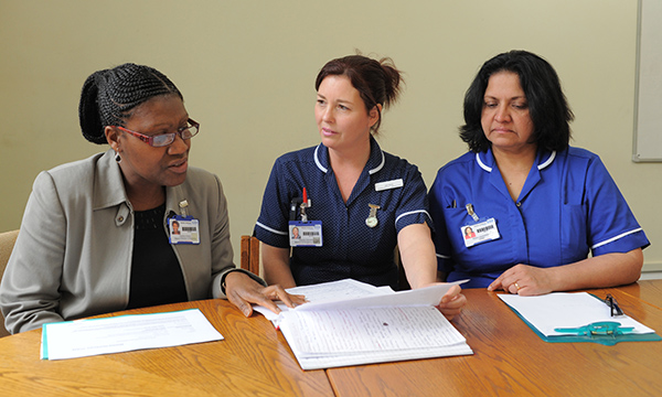 Senior nurse figures in a meeting: before COVID-19, austerity and failures in care imposed huge pressures on directors of nursing, but their unique perspective is essential to overcome challenges