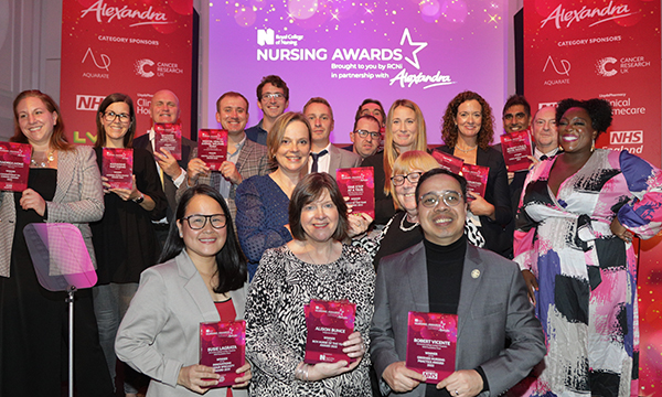 Last year’s winners at the awards ceremony