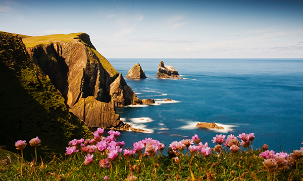 Photo of Fair Isle in Shetland, illustrating story about a nursing role available on the island