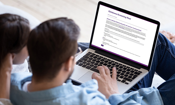Online screening tool