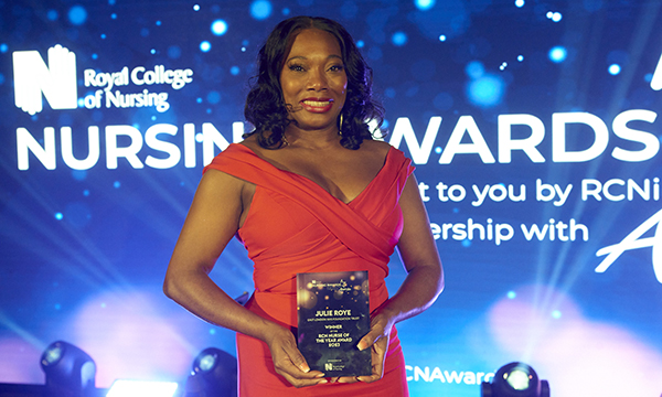 Julie Roye, RCN Nurse of the Year 2023