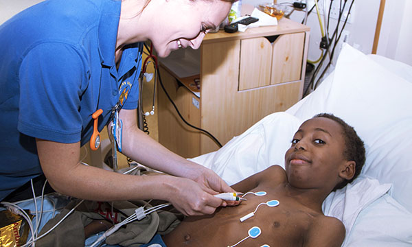 Paediatric cardiology ward