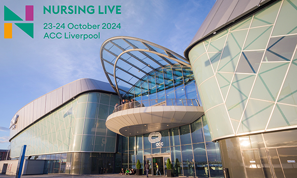 The ACC Liverpool displaying the dates of the Nursing Live event 2024