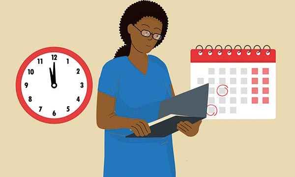 Nurse choosing extra shifts