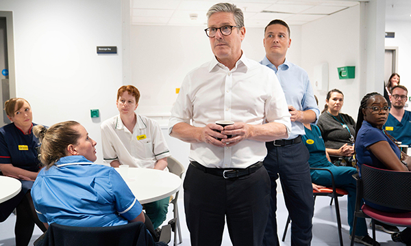 Hundreds of suggestions were submitted within hours of the launch of Change NHS consultation, which aims to shape the future of the health service. PM Sir Keir Starmer and health secretary Wes Streeting shown visiting University College Hospital in London