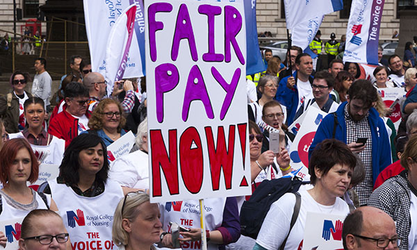 2.8% NHS nurse pay offer branded as deeply offensive by nursing leaders: nurses strike for fair pay