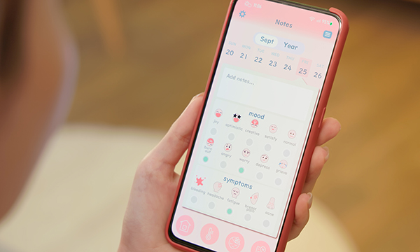Period tracking apps can let you know what stage of your cycle you are in