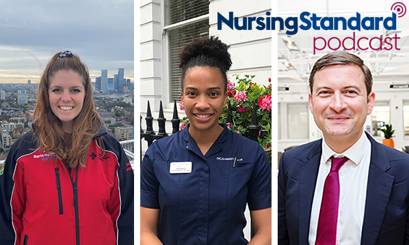 Loving your nursing role: Ana Waddington, Jane Ewang and Nathan Askew have tips on keeping your job fresh