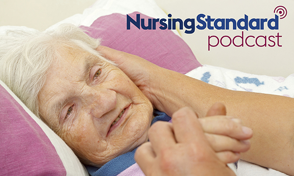 End of life care skills: a nurse caring for an older patient