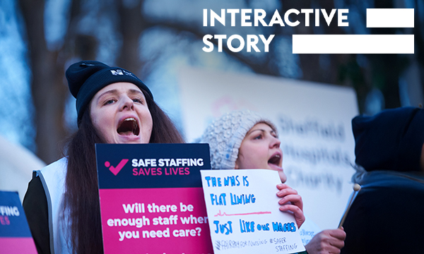 he NHS Pay Review Body is supposed to offer independent advice to the government, but is seen by many as outdated, inefficient and bureaucratic: nursing staff on the picket line with one nurse holding a sign and placard with fair pay for nursing and safer