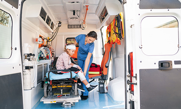 Many emergency nurses start triage, investigations and treatment of patients in the back of ambulances outside overcrowded emergency departments