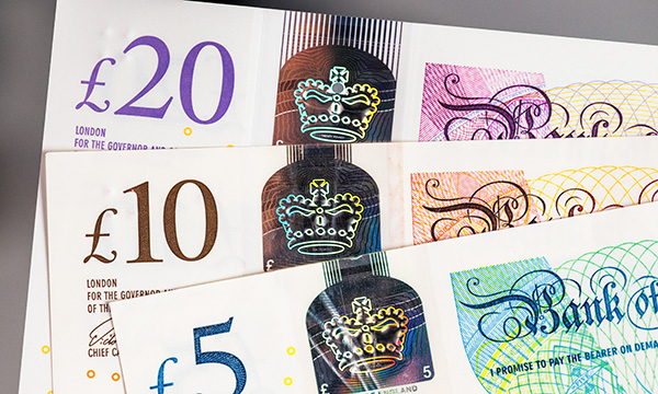 Picture of banknotes. This is the earliest the NHS pay review process has been triggered in ten years