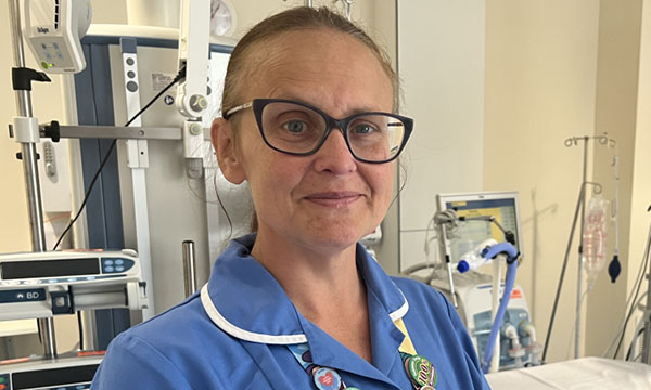 Organ donation: nurse Joanne Blackburn who is awaiting double transplant