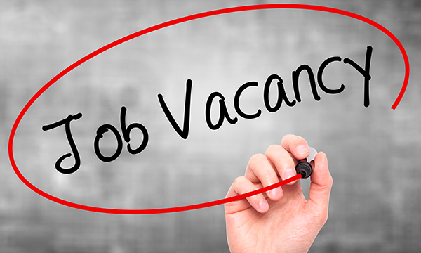 NHS band 5 job shortage: ‘job vacancy’ spelled out and ringed in red