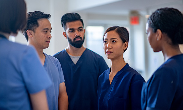 Nursing leadership: sense check with trusted people before reacting to ensure that what you say and do aligns with your values of compassion, empathy and respect