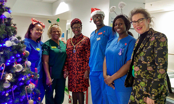 Bart's staff working on Christmas day