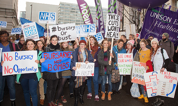 Bursary or Bust demonstration