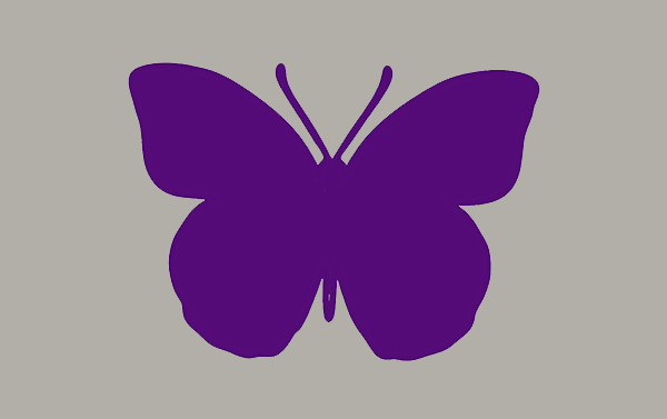 Butterfly sticker