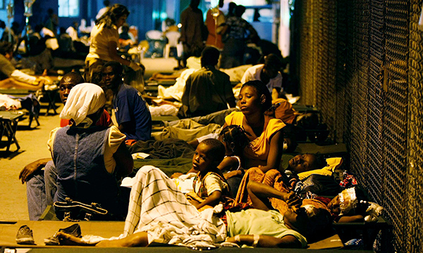 Field hospital in Haiti
