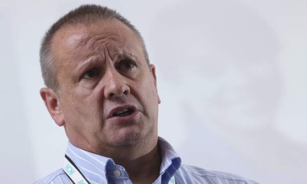 RCN senior officer Colm Byrne addresses the conference