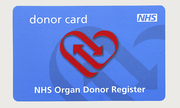 Donor card